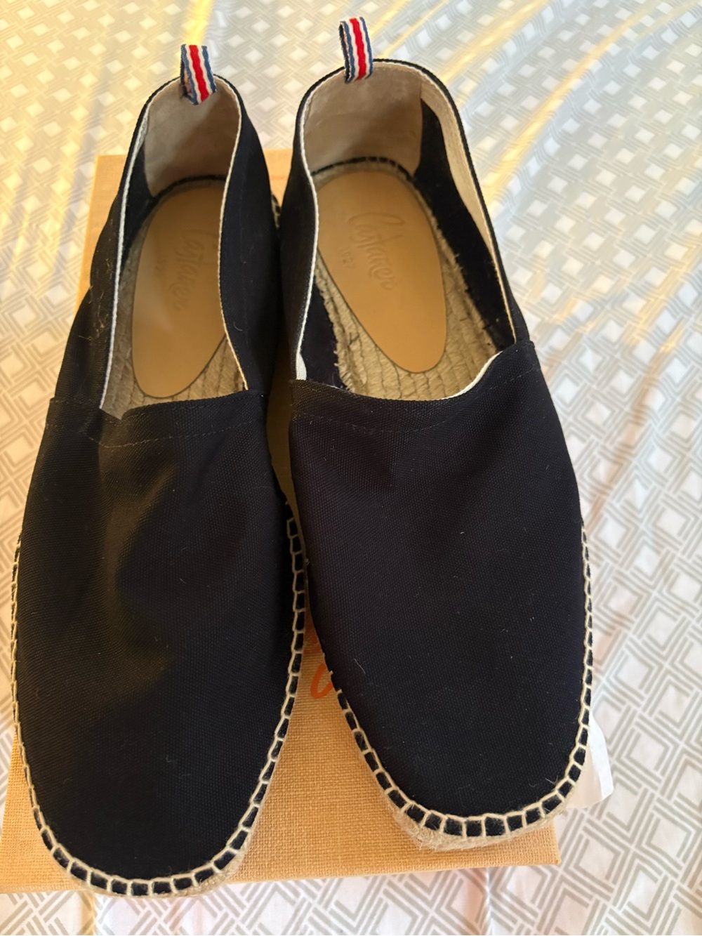 Castañer Pablo Black Canvas Slip-on 
Espadrilles Men’s US Size 12 NWB
